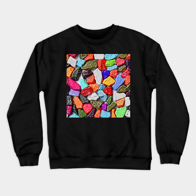 Rocky Textures Crewneck Sweatshirt by Art by Ergate